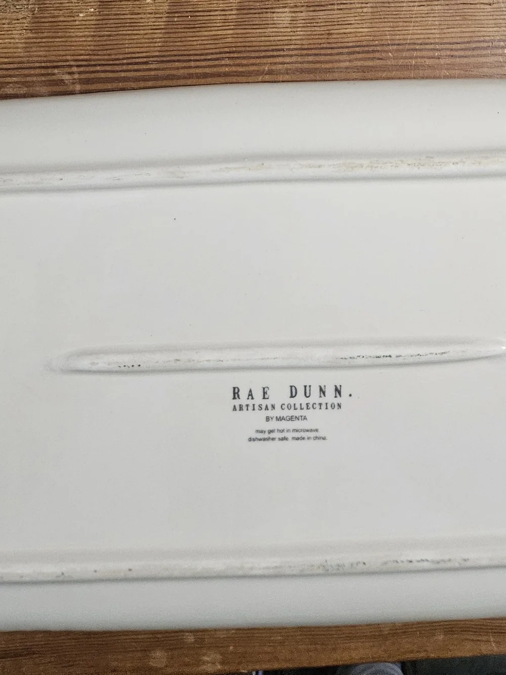 Rae Dunn white ceramic